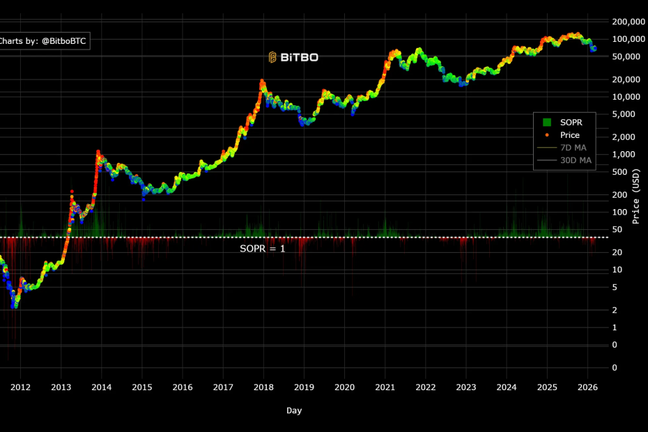 Bitcoin SOPR jako najważniejszy czynnik - czym jest i co mówi o stanie rynku?